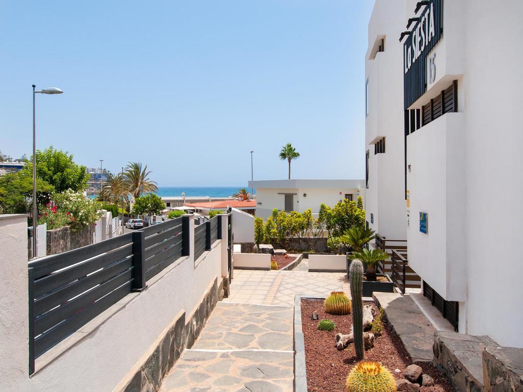 Beachfront Apartment Siesta 21 San Agustin Playa Exterior foto